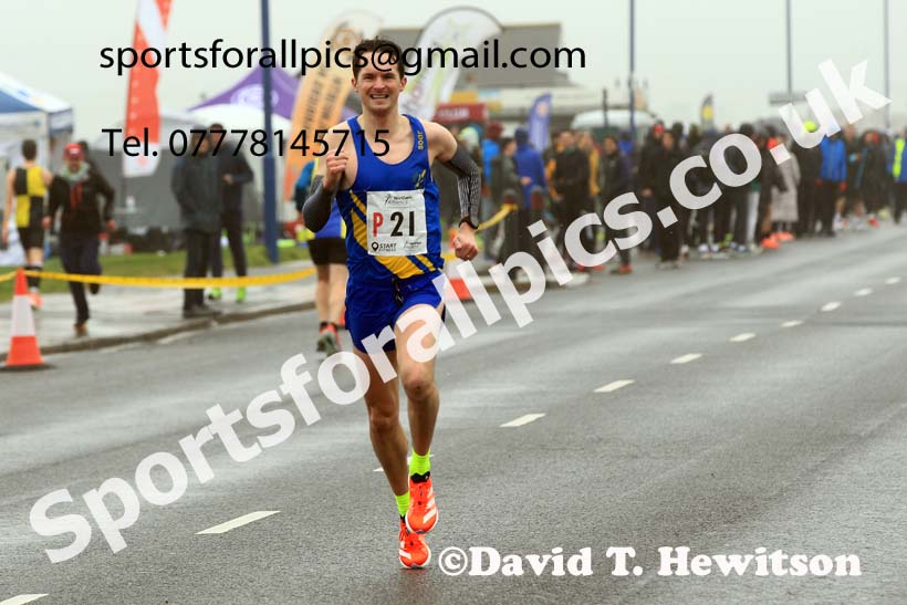 Senior mens 12 Stage 2023 Northern Mens 12 stage and Womens 6 Stage Relays and Young Athletes, Redcar. Photo: David T. Hewitson/Sports for All Pics